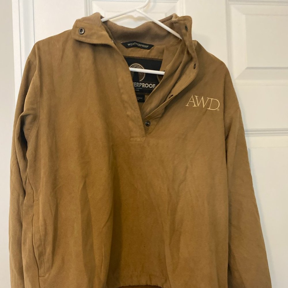 Suede WeatherProof Windbreaker
